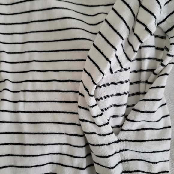 Banana Republic Factory Stripe Sweater Sz M - Picture 3 of 7